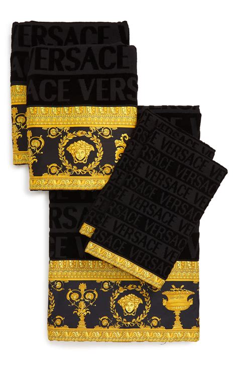 versace luxury towels